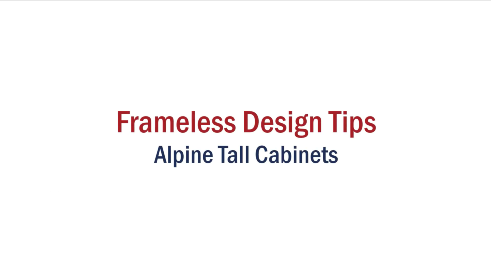 TallCabinetsYouTube
